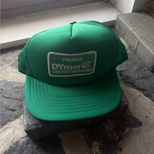 Green Mesh Trucker Hat vintage